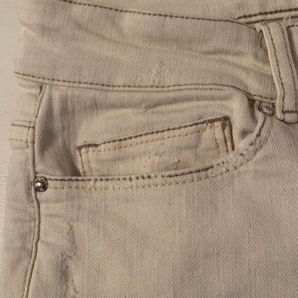 Zara Basic Heritage Skinny Distressed Denim Women’s Jeans Size 4 - Picture 7 of 13